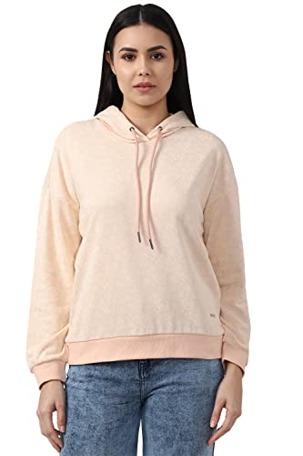 Image of Van Heusen Cotton Blend Women Hooded Sweatshirt