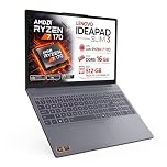 Lenovo, pc portatile Notebook, Ryzen 7 170,8 Core, Ram DDR5 16Gb, Display IPS 15,3" WUXGA FHD+, SSD Pci Nvme da 512Gb, Wi-Fi 6, Bt, USB Type-C, Tastiera QWERTY retroilluminata, Pronto all'Uso