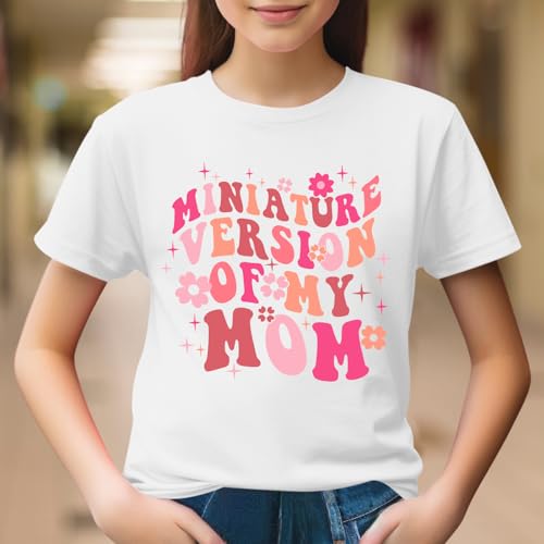 Image of BeWithYou Flower Girl Shirt Cute Preppy Shirts for Girls Funny Letter Print T Shirt Floral Kids Graphic Summer Tees Tops
