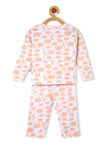 Image of The Mom Store Kids Cotton Night Suit for Boys and Girls | Breathable Night Dress for Kids Boys and Girls | Printed Nightsuit Pajama Set | Comfortable All-Season Sleepwear for Daily Use | Combo Set