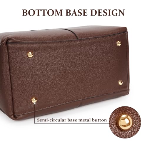 Image of Women's Top Handle Handbag Small Satchel Bags Trendy Hobo Purse Crossbody Bag Faux Leather Shoulder Bag Satchel Purse