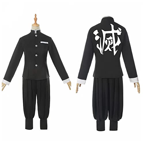 Fiamll Tanjirou Zenitsu Giyuu Verkleed kostuum voor Japanse Anime Kimono demon cosplay outfit Halloween kostuum - Image 4