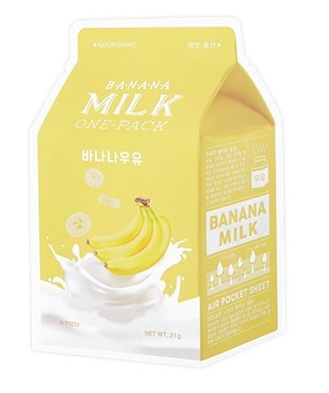 Nourishing Mask A"PIEU Banana Milk Sheet Mask (Pack of 3)