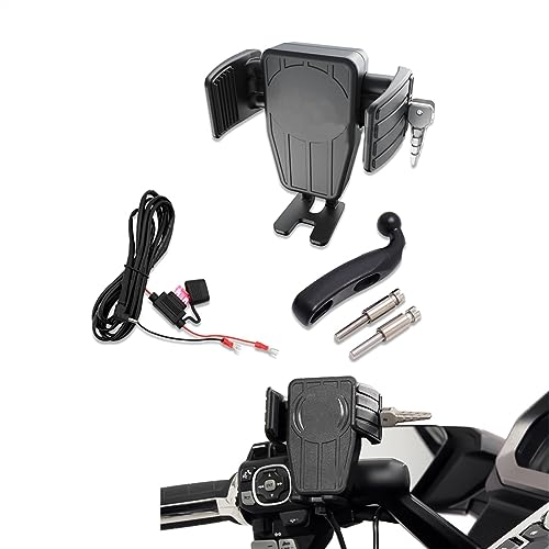 Support téléphone Goldwing GL 1800 charge sans fil anti-panne batterie navigation