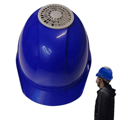 Demsyeq Ventilador de casco duro, ventilador de refrigeración portátil para casco duro, dispositivos de refrigeración personales, tapas frías ajustables al aire libre para trabajos de construcción al