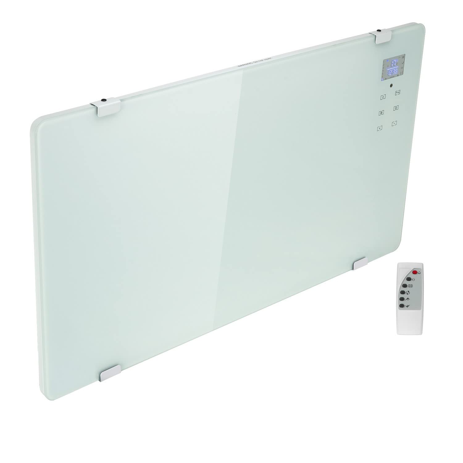 electriQ 2000W Designer Glass Heater Wall Mountable Low Energy with Smart  WiFi Alexa - Ultra Slim only 8cm Bathroom Safe IP24 : Amazon.co.uk: DIY u0026  Tools