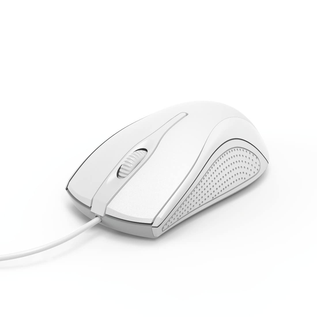 Hama Przewodowa mysz optyczna MC-200 (3 przyciski, kółko przewijania, USB A, DPI 1000, kabel 150 cm) biała