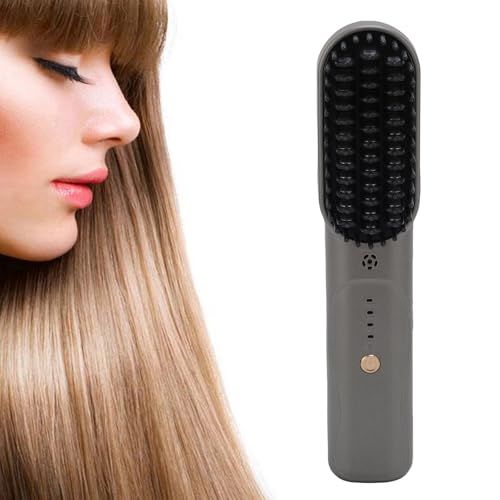 Cepillo alisador de cabello inalámbrico Semme miniatura 3