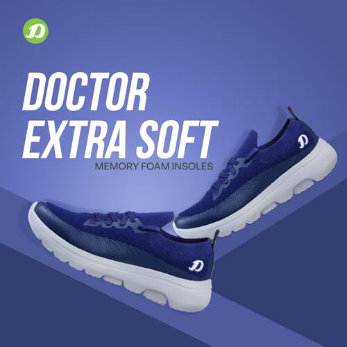 Image of DOCTOR EXTRA SOFT Men's Lightweight Sports Shoes Memory Foam Cushioned Insole | Running Walking Gym Training Jogging Athletics | Comfortable & Stylish| Casual Slipon Sneaker Gent's Boy's DR-2006