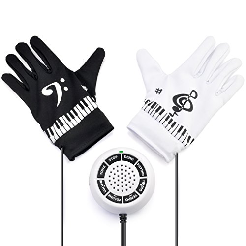 iKKEGOL Electronic Hand Piano Gloves Exercise Instrument Keyboard Musical Game Christmas Gifts New Year Present