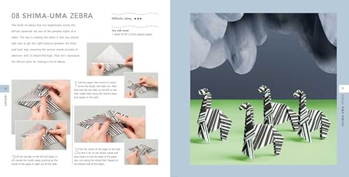 Origami Animals in the Wild: Paper block plus 64-page book - Image 3