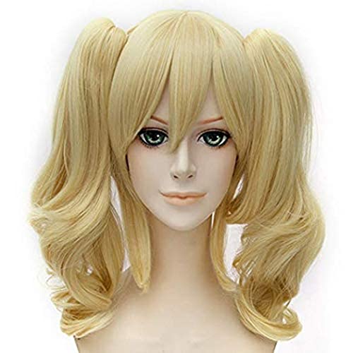 Kynkycos Harley Quinn Cosplay Disfraz Wigs Cabello sintético Rol de rol Rol de juego Para Halloween...