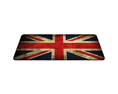 Image of Ryca Old British Flag Printed Matt Finish Anti-Skid Non-Slip Rubber Base Mouse Pad /Desk Pad for Work from Home||Office||Gaming||PC||Laptop||Keyboard Mousepad