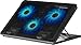 DEFENDER® Podstawka pod Laptopa NS-501 - Do Laptopów o przekątnej 12.3" - 17" cali - 3 Mocne Ciche Wentylatory z Podświetlenie LED - 2 Wejścia na USB - Regulacja Wysokości - Stojak na Laptopa (NS-501)