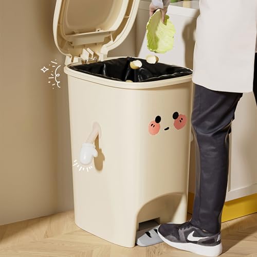 Caneca de Basura Elegante Doble Apertura Gran Capacidad miniatura 3