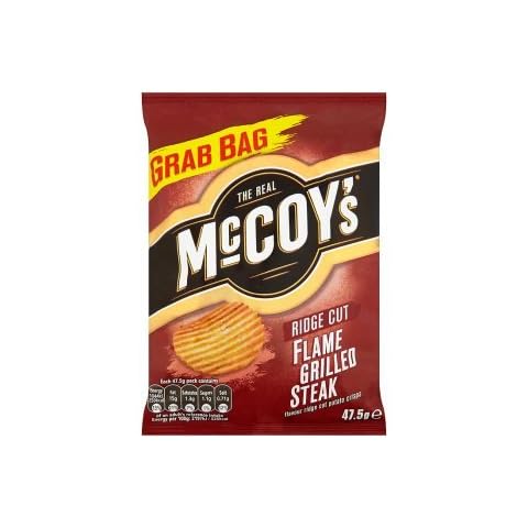 The Real McCoy's Ridge Cut Steak Flavour Crisps Cover