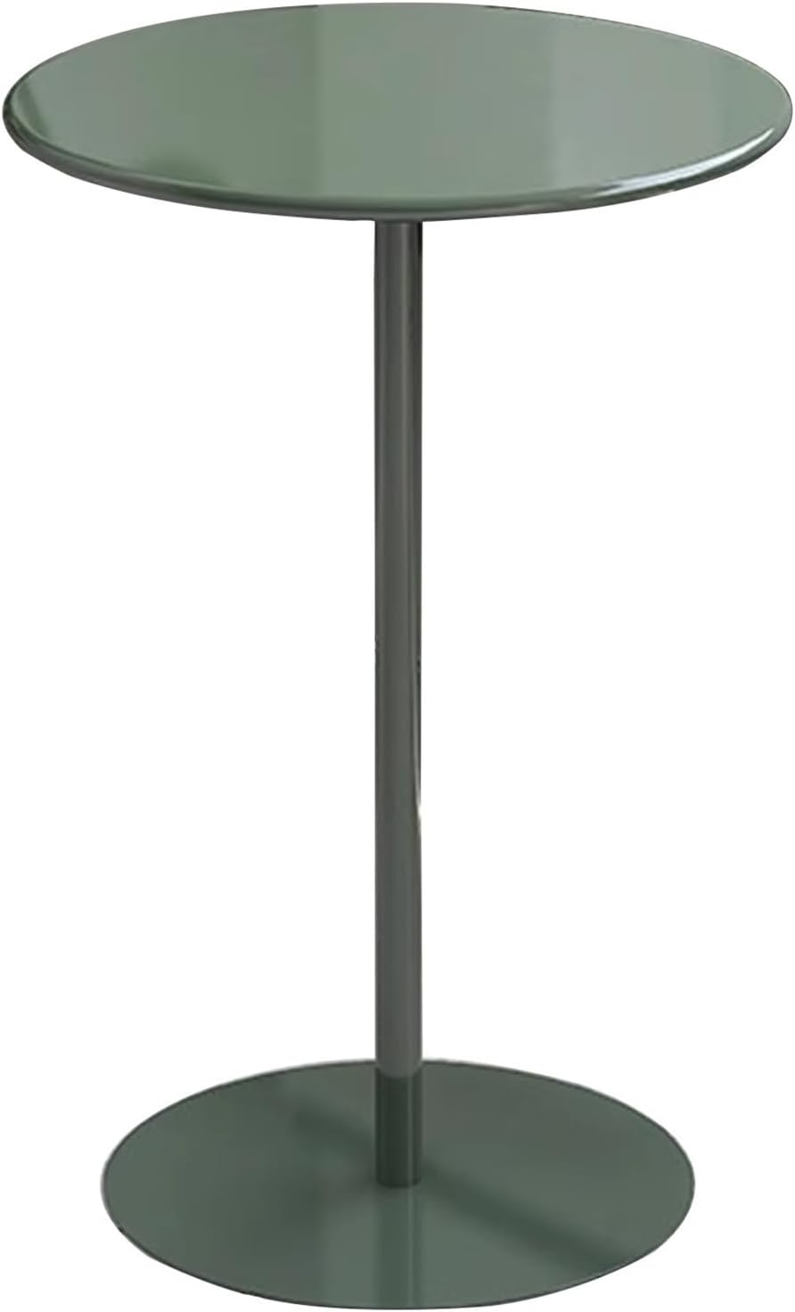 Round Pub Bar Table,High Top Bar Table, Round Pub Tables Counter Breakfast Dining Table Cocktail Bistro Table Classic Bistro Pub Furniture, Green (Size : 48x48x72cm)