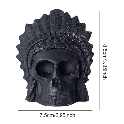 Aztec Death Whistle, Up To125+ Decibels Loud Real Screaming Silbato Azteca Death Whistles Loudest Authentic Human Ehecachichtli Sounding Screams Aztec War Whistle Halloween Costumes Gift (Black)
