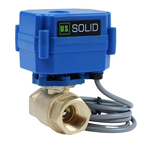 U.S. Solid Water Leak Detector with Auto Shutoff Valve, Sound Alarm, 1/2" Motorized Brass Ball Valve & 3 Sensors, Home Flood Prevention & Water Damage Defense for Basement, Laundry, Water Heater - image 3