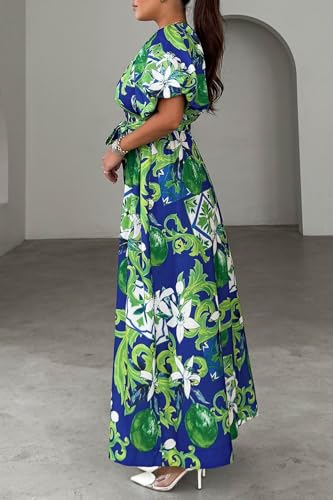 Image of Maxigerui Women's Summer Floral Maxi Dress Spring Wedding Guest Dress 2026