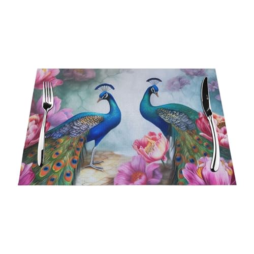 Set de table thermorésistant et antidérapant lavable en PVC - 3