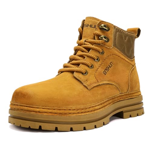 Work Boots Mens Womens Tactical Hiking Waterproof with Non Slip Comfortabe Outdoor Shoes