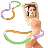 【2025最新改良】フラフープ ダイエット ベリー フィットネス PVC ソフトスプリングフラフープ 折りたたみ式 省スペース ポータブル コンパクト 静音 異臭がない 腰に優しい 重み付け フラ サークル 有酸素運動 筋トレ シェイプアップ 室内/公園用 室内 収納簡単男女兼用