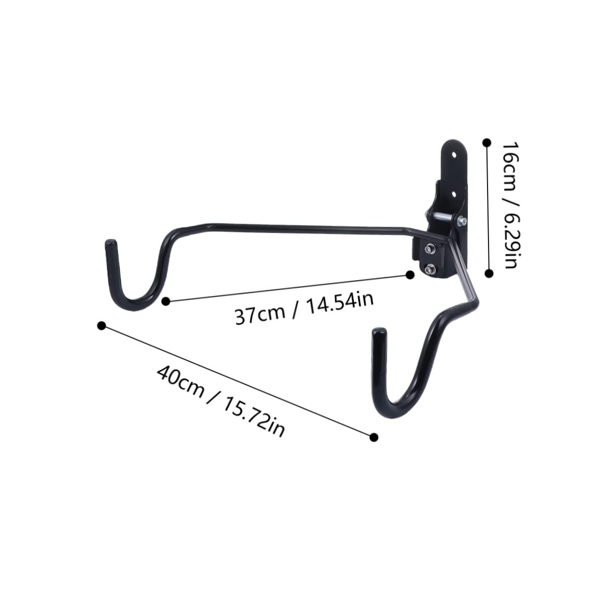 SUPVOX Durable Bike Heavy Duty Hook for Indoor Garage Storage Space Saving Design Easy Installation Supports Up for Mountain Bikes