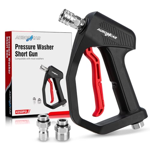4350-PSI-Short-Pressure-Washer-Gun-with-14-Inch-Quick-Connector 4350 PSI Short Pressure Washer Gun with 1/4 Inch Quick Connector - Image 1