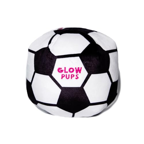 Juguete para perros bola de fútbol de peluche con pito