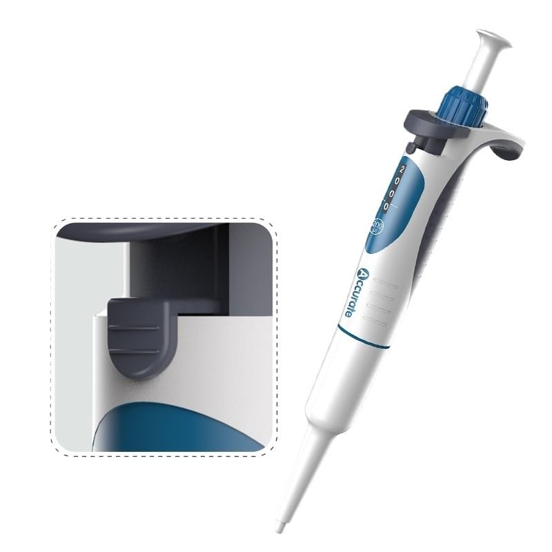 High-Temperature Sterilized Pipette, Single-Channel Adjustable and Autoclavable Micro-Volume Dispenser(0.5-10ul)