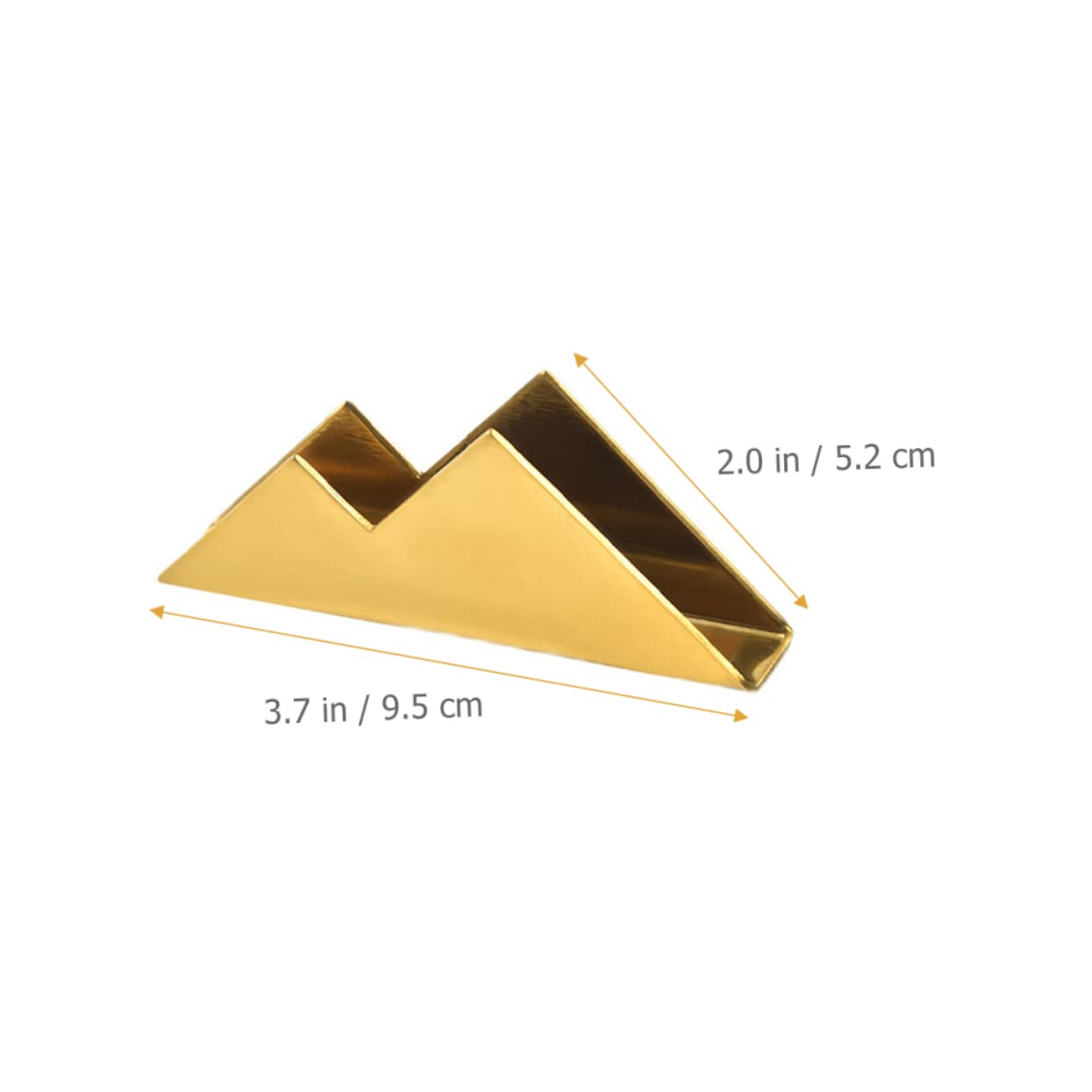 Baluue 4 Pezzi Stand Card Organizer Decorativo Da Visita In Acciaio Per Carte D'Oro In Acciaio Display Da Ufficio Scrivania Da Lavoro In Metallo