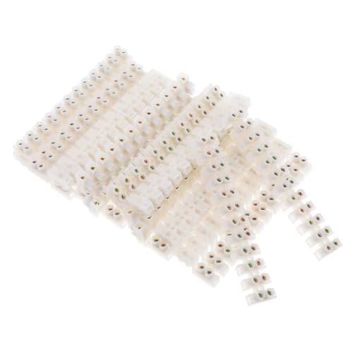 Bornier à Vis compact double rangée 20 pièces pour gain de place