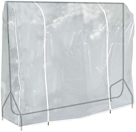 The Shopfitting Shop ® CLEAR TRANSPARENT 6ft LONG CLOTHES RAIL PROTECTIVE COVER ONLY FOR GARMENT HANGING COAT RAILS
