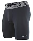 Mens Nike Core Compression Six Inch Shorts Dark Obsidian/Cool Grey Size Large