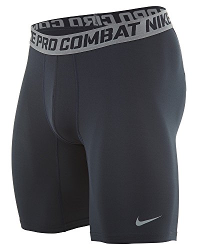 Mens Nike Core Compression Six Inch Shorts Dark Obsidian/Cool Grey Size Large