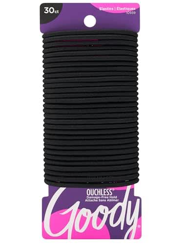 Goody Ouchless Hair Elastics – No Pull, No Breakage, Tangle-Free