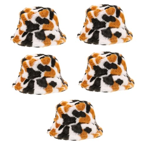 Chapeau d'impression de vache en peluche pour vos sorties hivernales et soirées