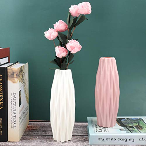 Ozgkee Flower Vases, Flower Vase Table Centerpieces Vase Decorative Vase (Green 7 * 21Cm) #TOP1