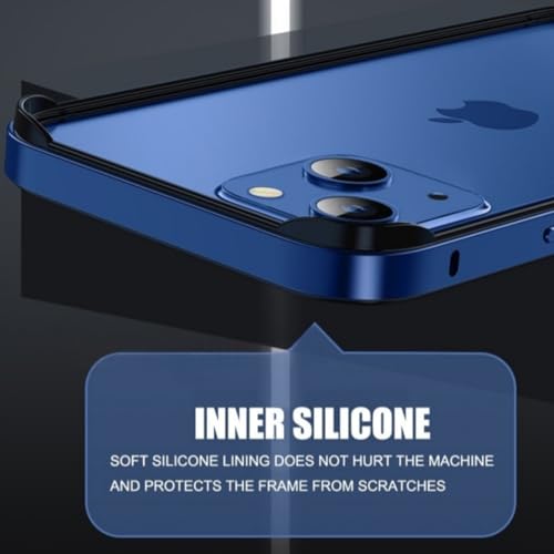 Coque iPhone 13 antichoc hybride silicone aluminium rose gold - 3