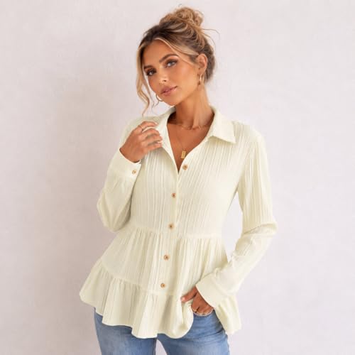 Image of TOPLOT Tops for Woman | Kurti Stylish with Shirt Design | Comfortable Western Top | Versatile Perfect for Casual & Everyday Fashion | Kurti for Woman | Korean Style (5247)