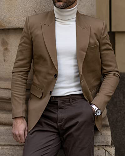 PJ Paul Jones Men's Cotton Twill Blazer Jacket Lightweight Casual Slim Fit Sport Coat4