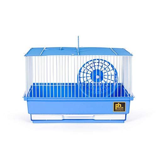Image of Prevue Pet Products Single-Story Hamster and Gerbil Cage, Blue