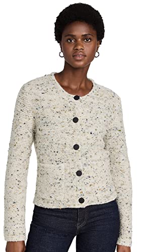 Theory Women's Tweed Cardi, Evergreen Multi, Xxxs #TOP29
