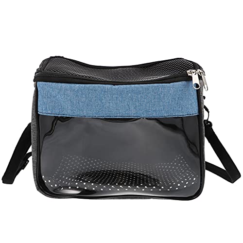 POPETPOP Hamster Carrier Bag Small Animal Bonding Soft Pouch Portable Travel Bag with Adjustable Strap and Breathable Mesh for Squirrel Mice Sugar Glider