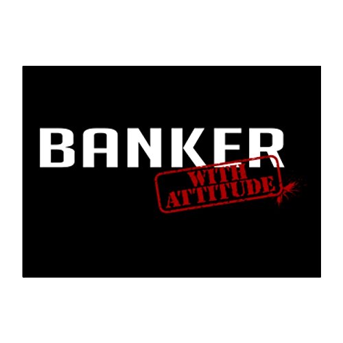 Teeburon Banker with Attitude Sticker Pack x4
