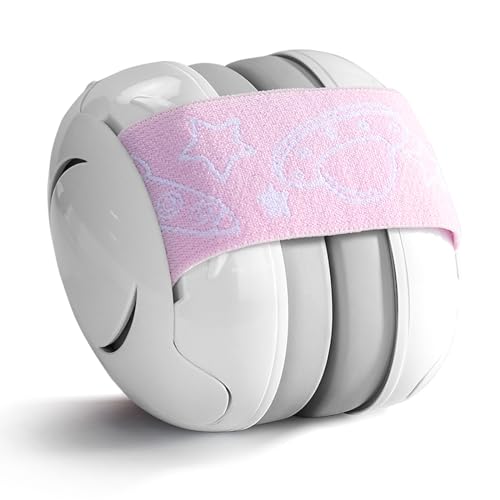 Casque Anti Bruit Bebe | Casque Anti Bruit Enfant | Confortable Casque Antibruit Qui Prévient Les Dommages Auditifs Et Améliore Le Sommeil | Facile à Régler pour Les tout-petits de 0 à 36 mois.