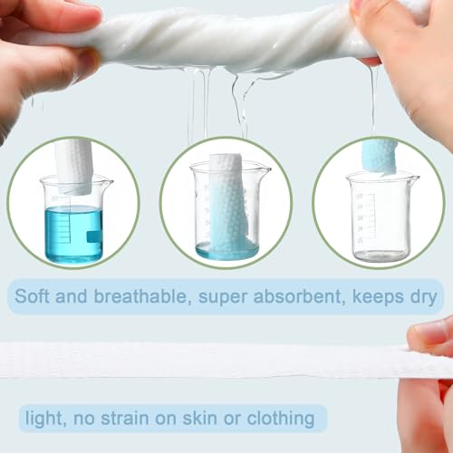 Cuffbow 100 Pcs Disposable bra liners to absorb sweat under breasts Soft and Comfort under breast sweat absorber pads for Women Perspiration Rash4