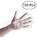 Produktbild OUNONA 100pcs Einweg-Plastik PE Handschuhe f¨¹r Hauptk¨¹Che-Gaststtte