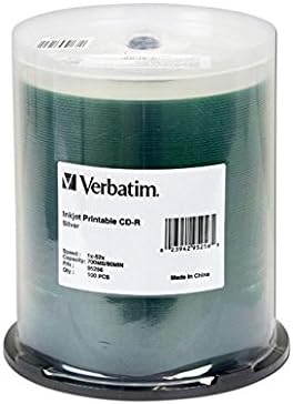 Verbatim 16X DVD+R, 100 pack, Verbatim logo on top